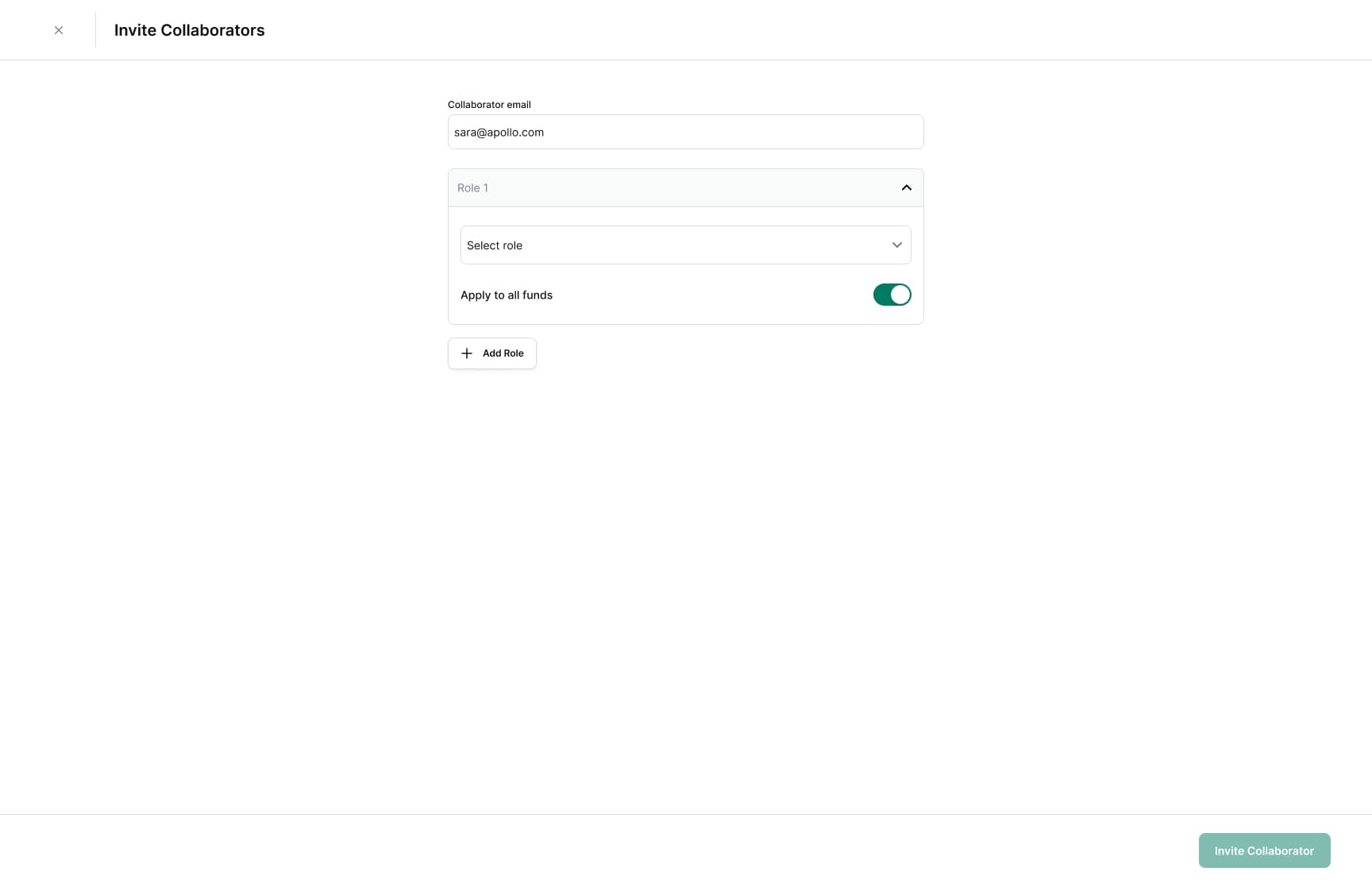 Fund selector showing easy switch between All funds and Selected funds